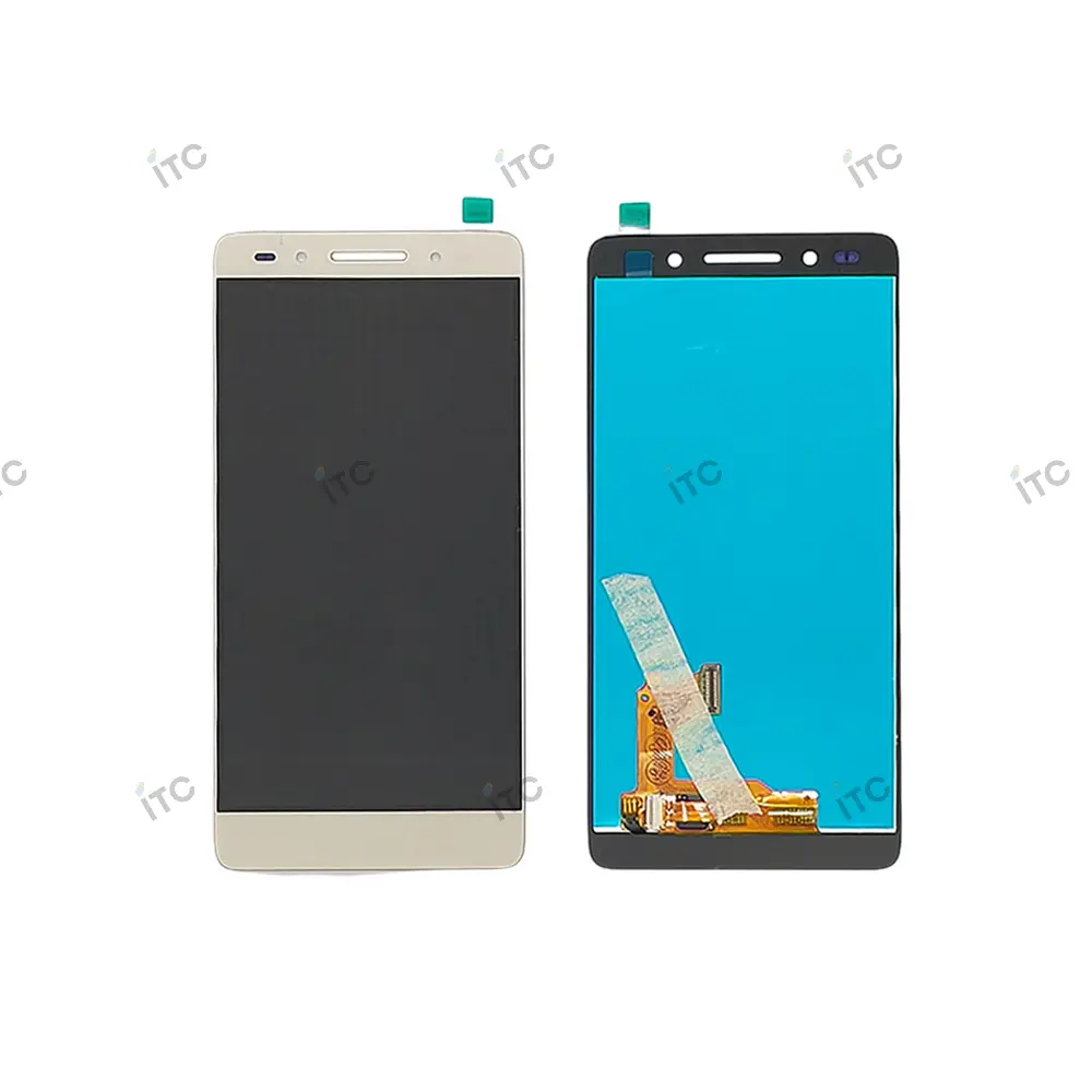 HUAWEI  honor 7 フロントパネル ゴールド