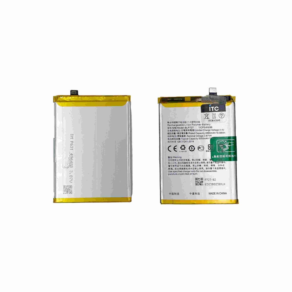 OPPO A5 2020/A9 2020/A11X/A11 バッテリーBLP727