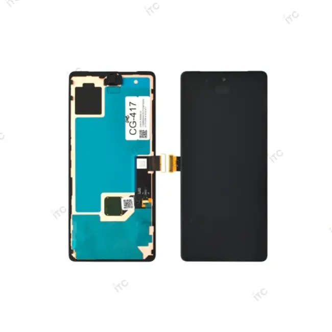 Pixel 7 フロントパネル 互換品 （枠付き） 黒