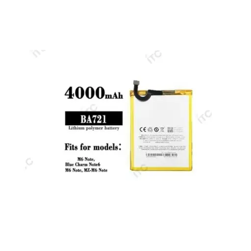 [B1229] Meizu M6-Meilan Note6-M721Q-C-M-M6 Note バッテリーBA721
