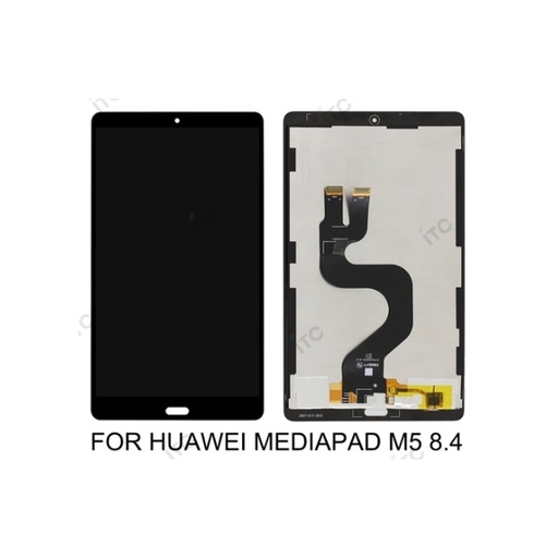 [L2010] Huawei Media Pad M5 8.4イン (SHT-W09 -AL09) フロントパネル 黒