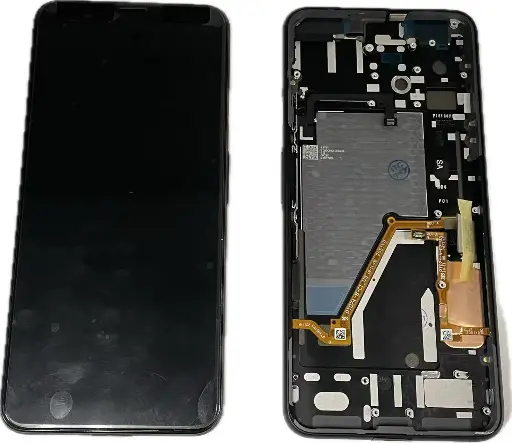 [L5046] Google Pixel 4 XL リペアパネル（枠付き）黒