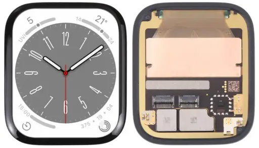 [L9028] Apple Watch Series 8・41mm フロントパネル 黒