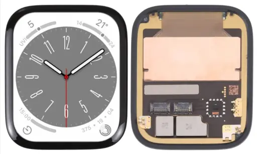 [L9029] Apple Watch Series 8・45mm フロントパネル 黒