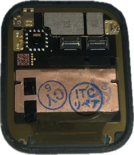 [L9030] Apple Watch Series 9・41mm フロントパネル 黒　