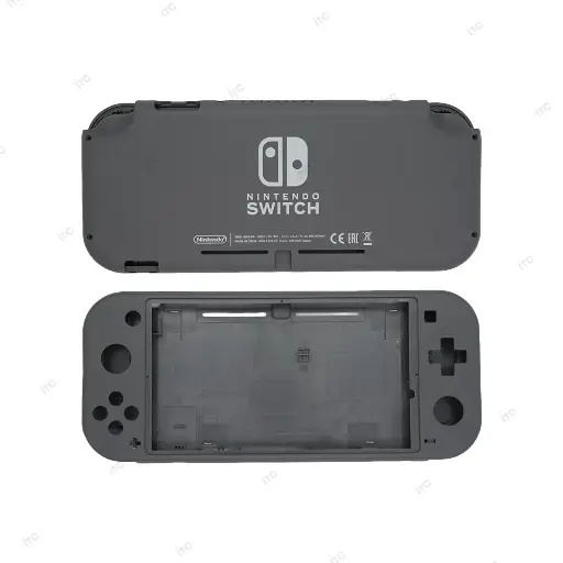 [S2382] Nintendo Switch Lite 表カバー 上下セット グレー 