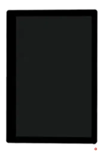 [L2099] Lenovo TAB E10（TB-X104F）フロントパネル 黒