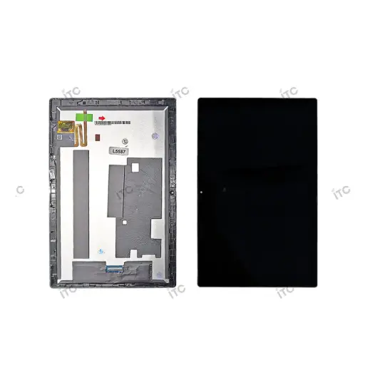[L5587] ASUS Chromebook Detachable CM3(CM3000DVA-HT0019) リペアパネル 黒 ベセルに軽い傷が有り