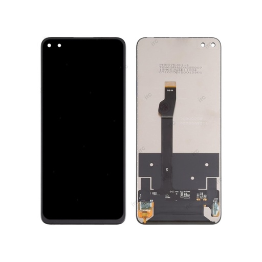 [L5596] HUAWEI  Nova 6 フロントパネル 互換品 黒