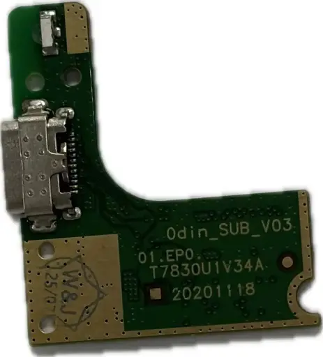 [S2864] TCL TAB 10s ドックコネクタ（基盤付き）