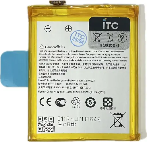 [B1564] ASUS ZenFone 5(A500 0KL) / 5 A500G Z5 T00J /5 A500CG A500KL A501CGバッテリー  C11P1324/C11PGJQ M415