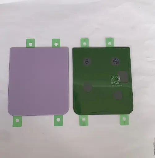 [L5807] Galaxy Z Flip4 バックパネル 下 パープル