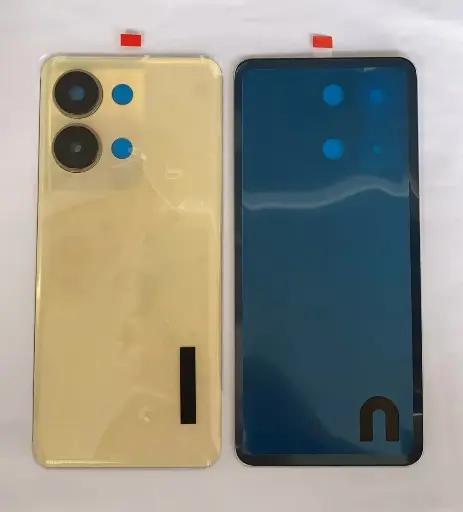[L5857] OPPO Reno9 バックパネル（枠付き） ゴールド