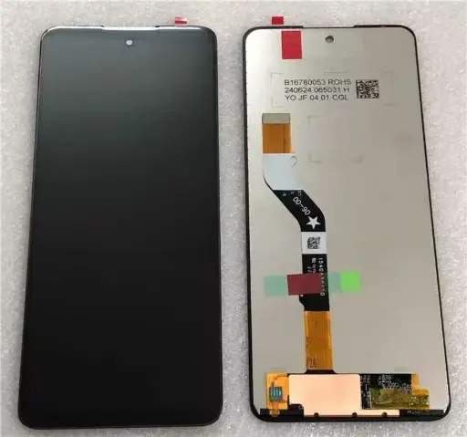[L5886] Moto G52J(5G) フロントパネル（海外版）互換品 黒
