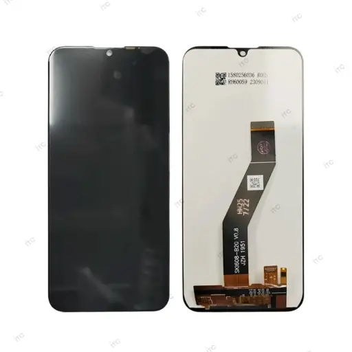 [L5945] Motorola Moto E6S フロントパネル互換品 黒