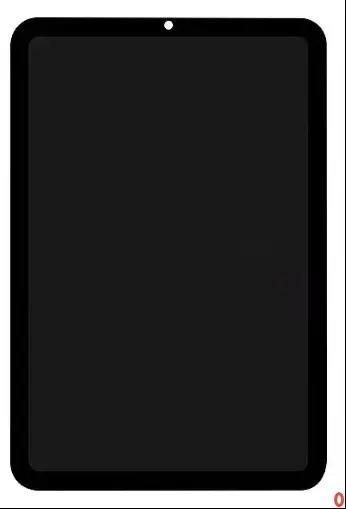 [L1061] iPad mini6 (2021)/mini7 (2024) 液晶 一体(オートスリープ付) 黒（互換品）