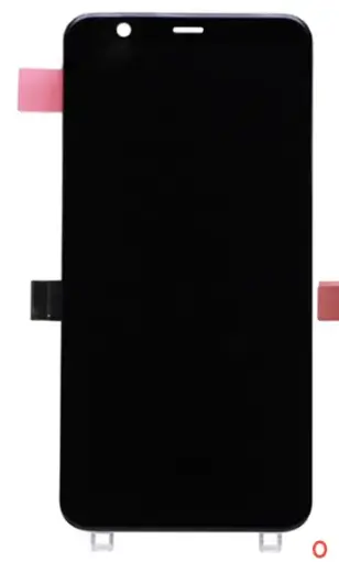 [L5997] Google Pixel 4 リペアパネル（枠付き）黒