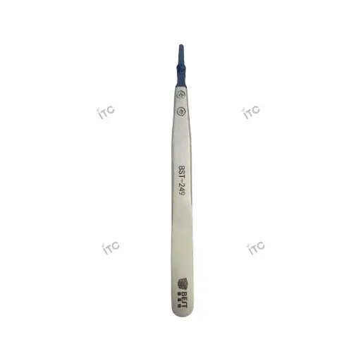 [Z5187] 工具 BST-249 静電気対策ピンセット 交換式（先端丸形)