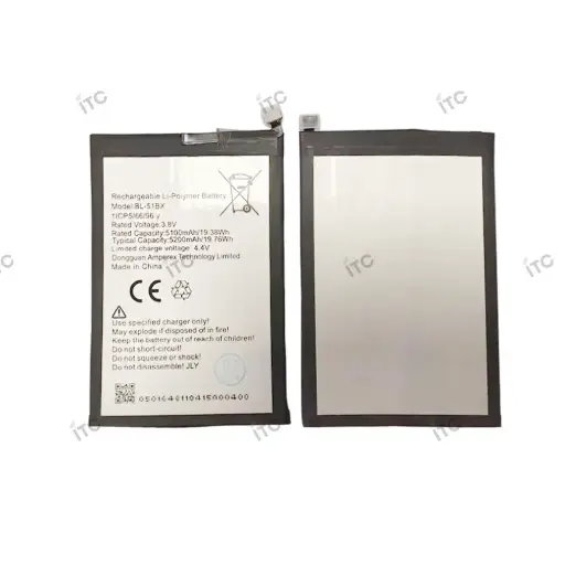 [B1677] Infinix Hot 10（X682B/X682C）/Hot 11（X662/X662B/X689F）/Note 8（X692）/Note 8i（X683/X683B） バッテリー(BL-51BX)