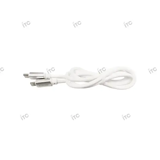 [Z5213] USB-C to Lightning  ケーブル（1m）シリコン素材 ホワイト