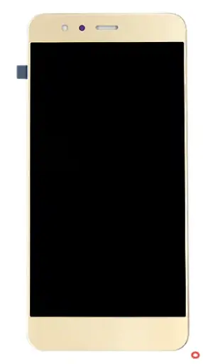 [L6445] HUAWEI P10 lite フロントパネル ゴールド
