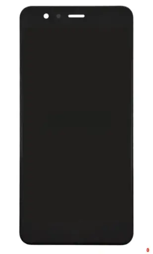 [L6446] HUAWEI  P10 lite フロントパネル  ブラック