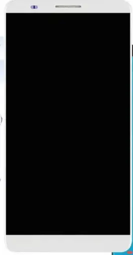 [L6448] HUAWEI mate7 フロントパネル ホワイト