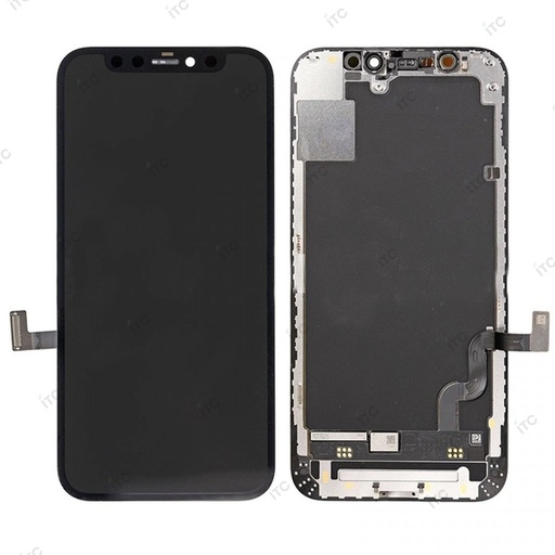 [L3096] iPhone 12mini 互換パネル (最安版) 黒（A）