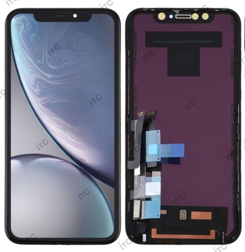 [L3066] iPhone XR 互換パネル (最安版) 黒（A）