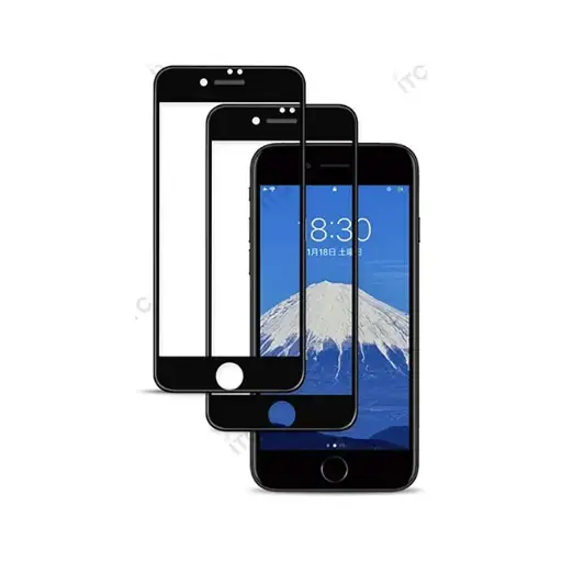 [Z0039] iPhone SE2/SE3 ガラスフィルム(9D)黒