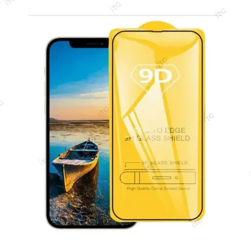 [Z0072] iPhone 13/13 Pro/14/16E/17E ガラスフィルム(9D)黒