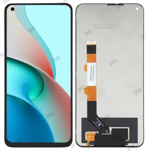 [L5552] XIAOMI Redmi Note 9T 4G&5G/Note 9 5G フロントパネル 互換品 黒