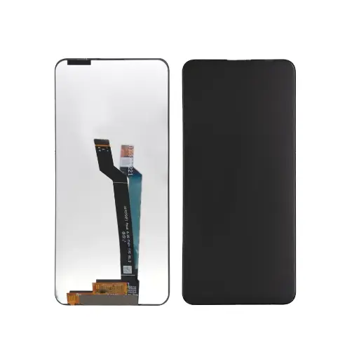 [L5531] ASUS ZenFone6  (ZS630KL) フロントパネル 互換品 黒
