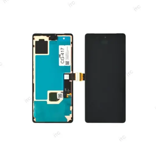 [L5066] Pixel 7 フロントパネル 互換品 （枠付き） 黒