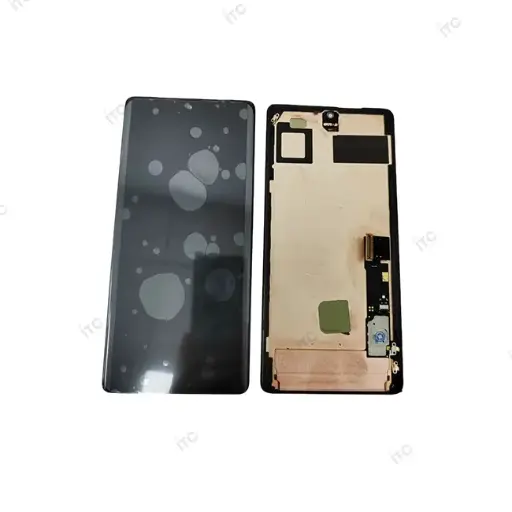 [L5067] Pixel 7Pro リペアパネル （枠付き）指紋付き 黒