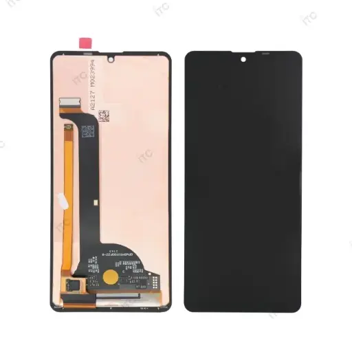 [L5016] AQUOS Sense 6/6s/ 7  リペアパネル 黒　